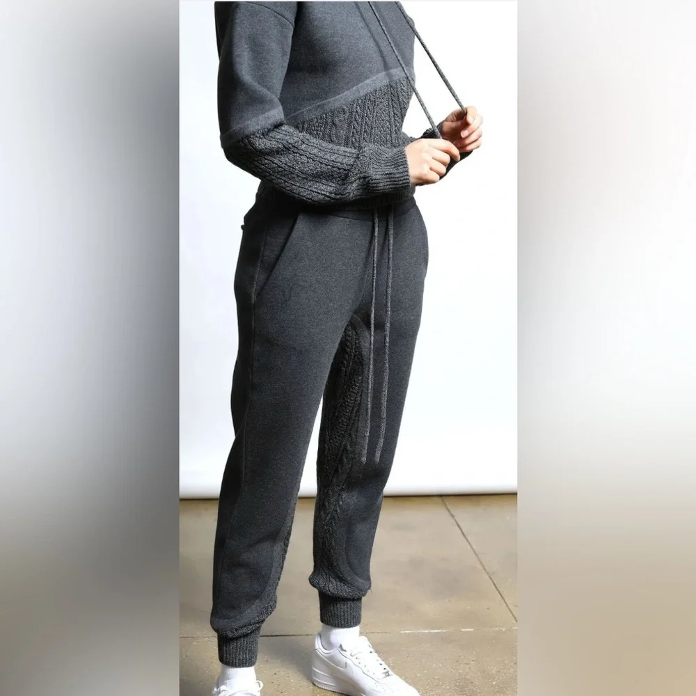 Twenty Montreal  Felt Connect Gray Sweatpants Pockets Women’s Sz M NWT - Picture 14 of 15